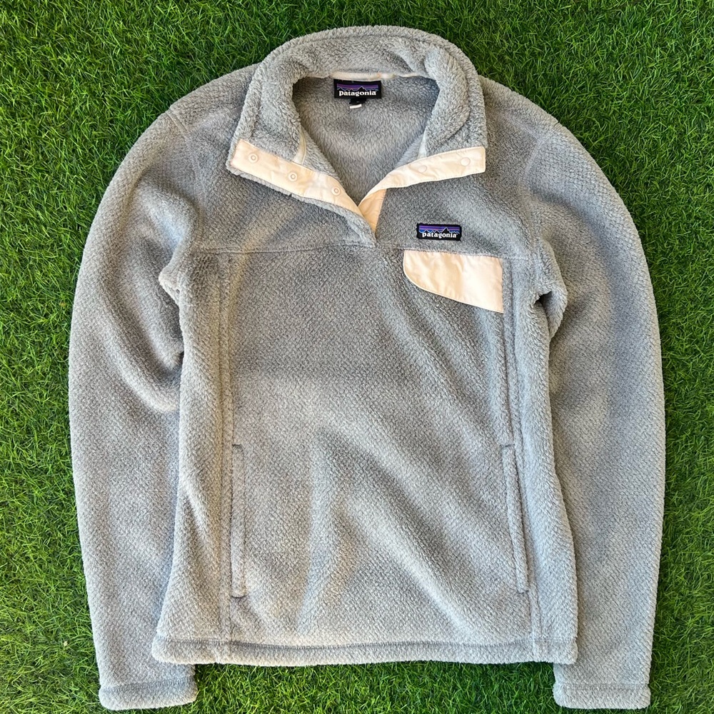 PATAGONIA Re-Tool Snap-T Polartec Pullover Fleece Sweater Deep Pile Women's M